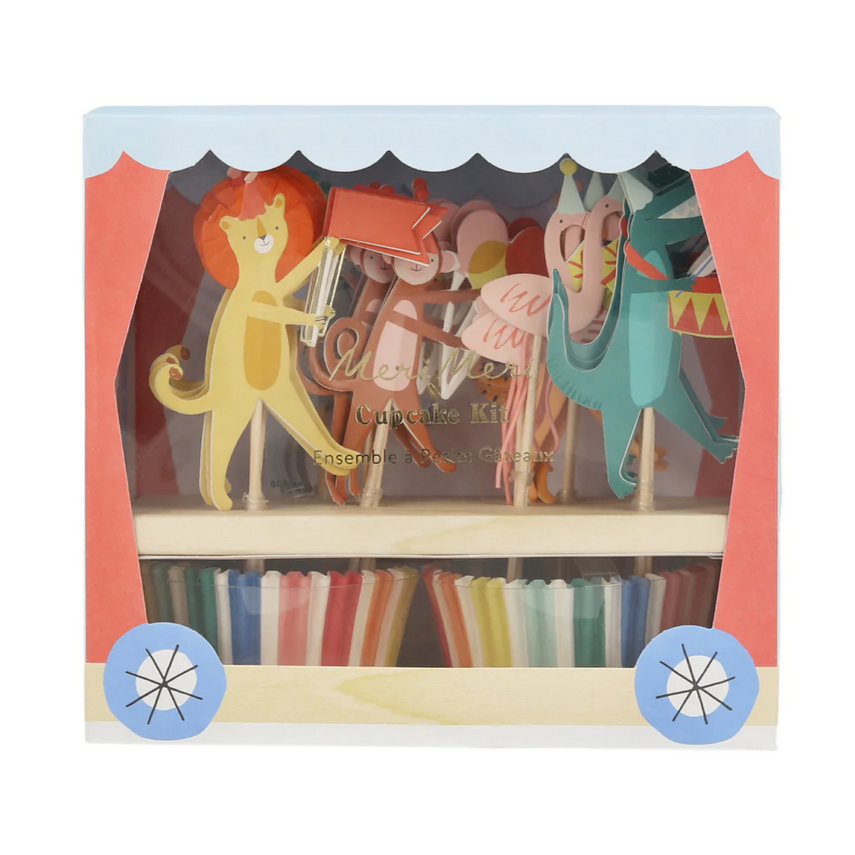 Animal Parade Cupcake Kit