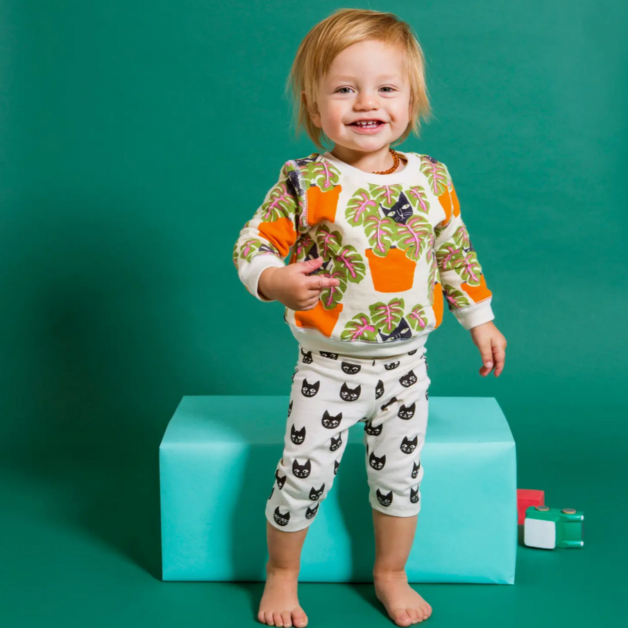 Cat in Pot Baby Sweatshirt