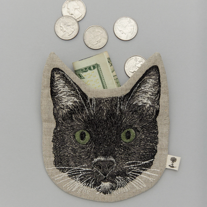 Black Cat Pouch Coin Purse
