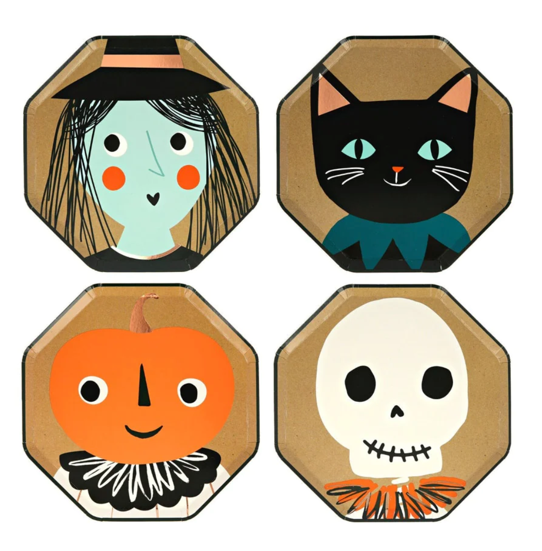 Meri Meri Vintage Halloween Dinner Plates (set of 8)