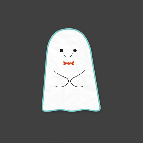 "Dead but still proper" Ghost -vinyl sticker
