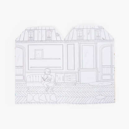 Coloring Book + 145 Stickers the Parisiennes
