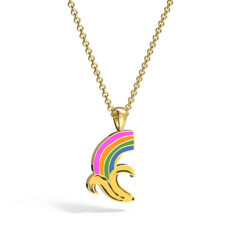 Banana Rainbow Pendant