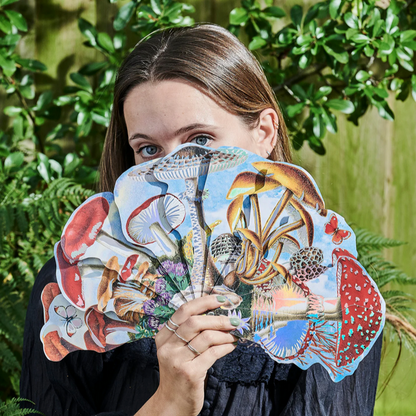 Artist Paper Fan Bundle Mushroom