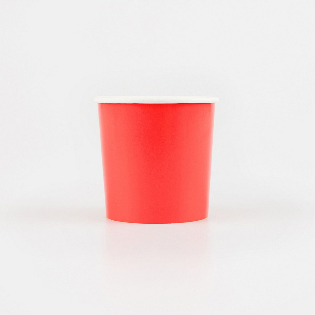 Berry Red Cups (x8)