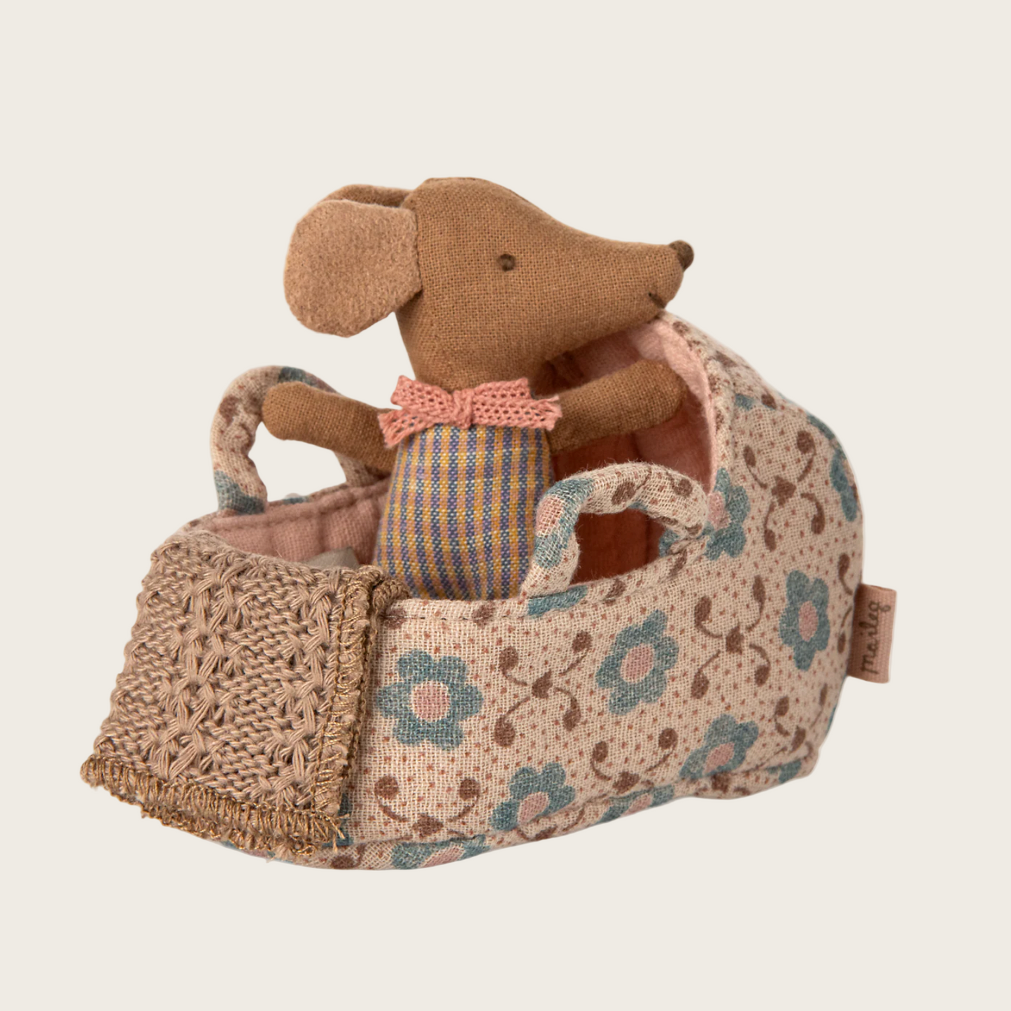 Carry cot for Baby mouse - Rose