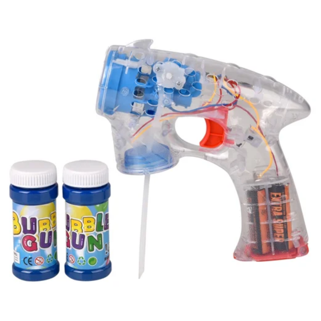 7" Light-Up 10 Hole Bubble Blaster