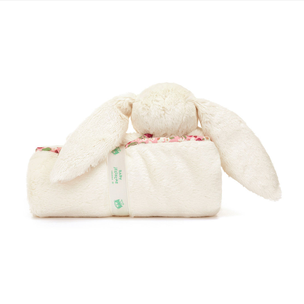 Blossom Cream Bunny 'Berry' Blankie