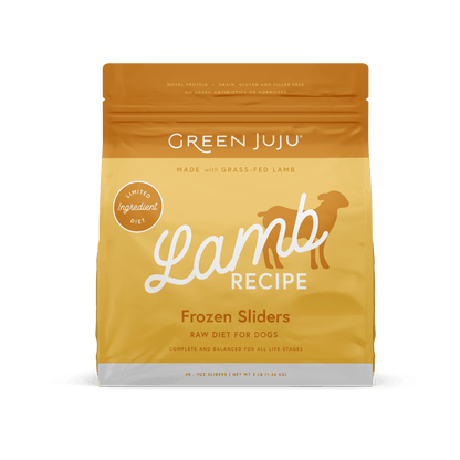 Green Juju Frozen Raw Diet Patties & Sliders