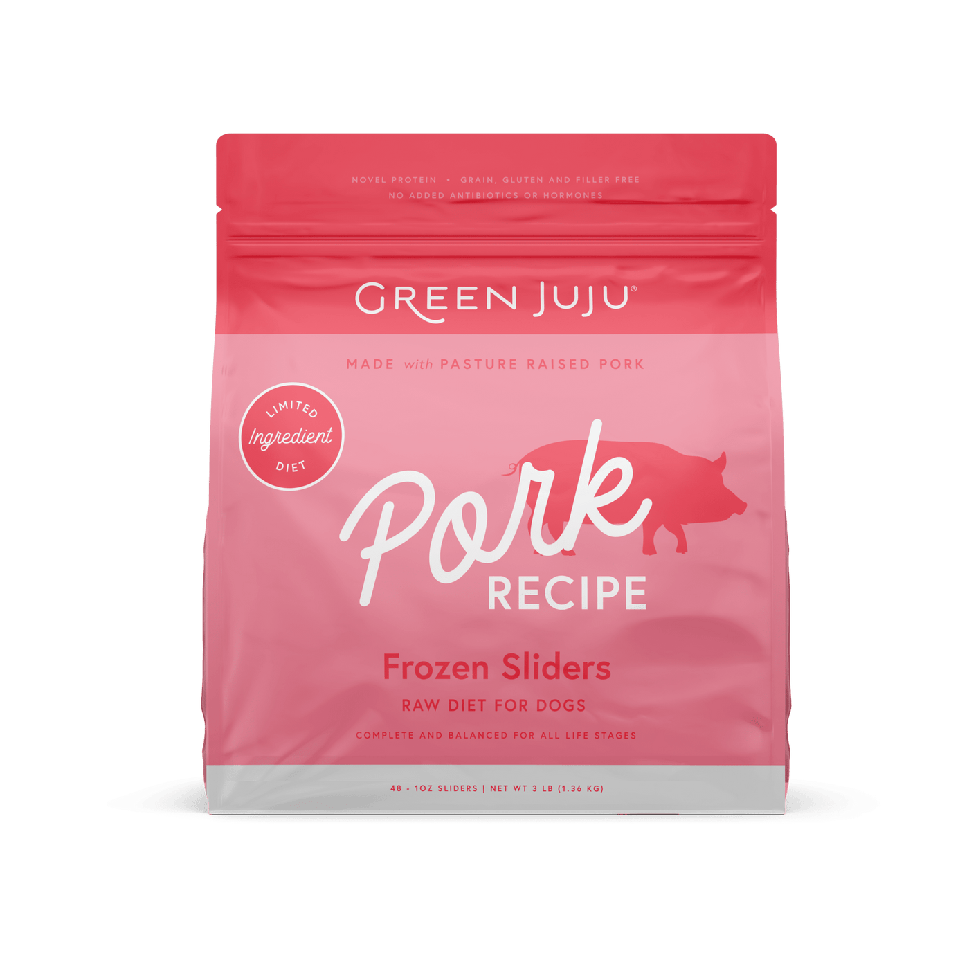 Green Juju Frozen Raw Diet Patties & Sliders