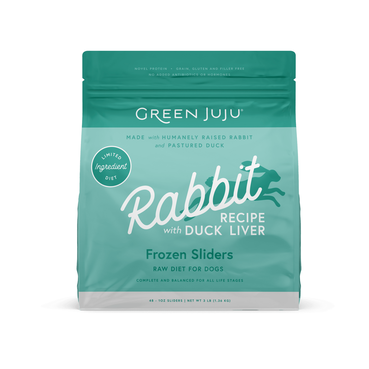 Green Juju Frozen Raw Diet Patties & Sliders