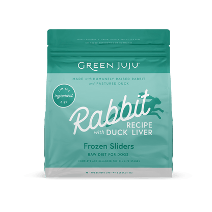 Green Juju Frozen Raw Diet Patties & Sliders