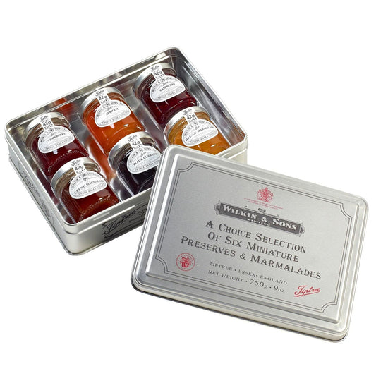 Tiptree Silver Tin Of Six Jams