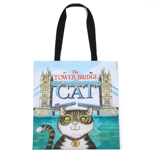 The Tower Bridge Cat Tote Bag