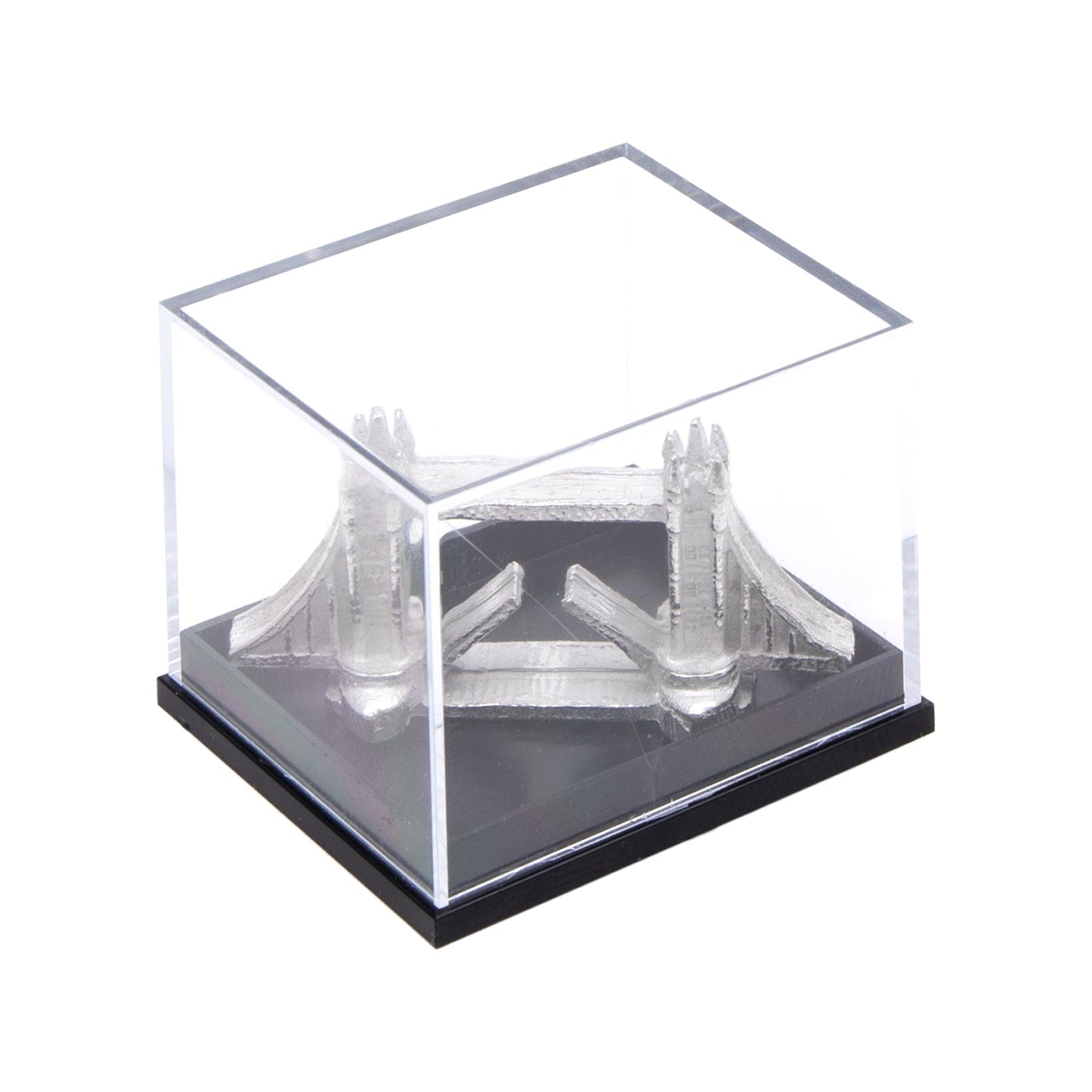 Tower Bridge Silver Pewter Model