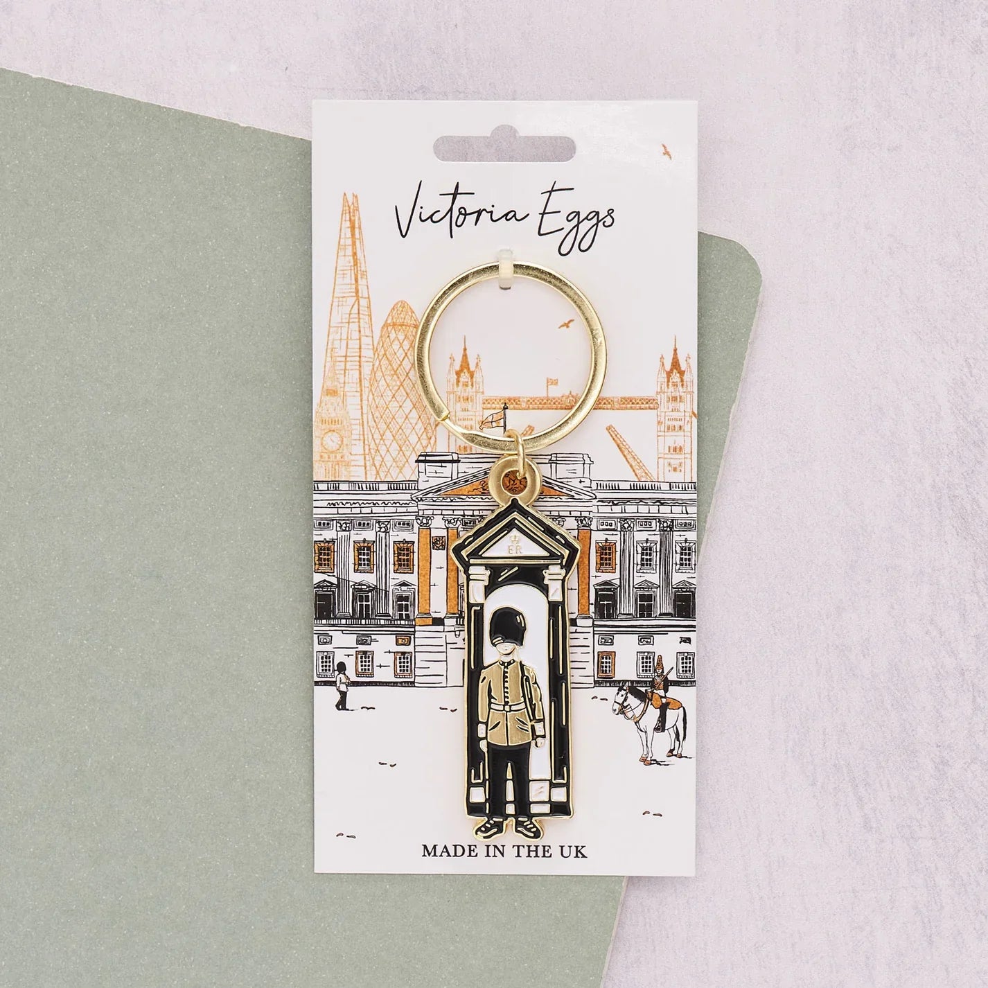 Victoria Eggs Kings Guard Keyring