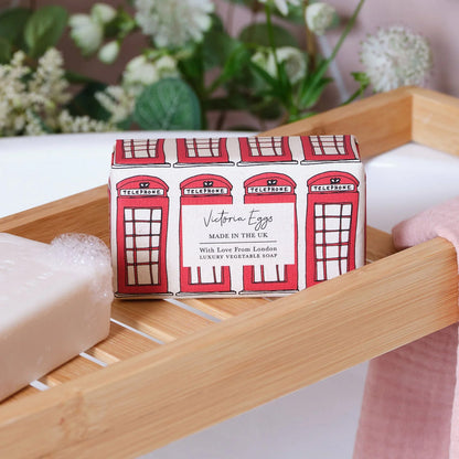 Victoria Eggs Telephone Box Soap - Zesty Lemon Drizzle