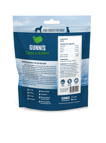 Gunni's Taste of iceland Wolffish Skin Chips