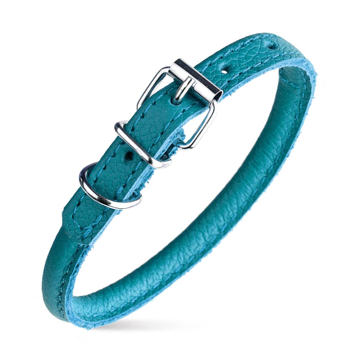 Dogline - Soft Leather Round Collar