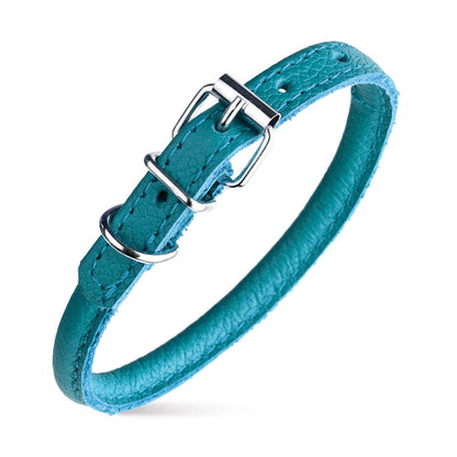 Dogline - Soft Leather Round Collar