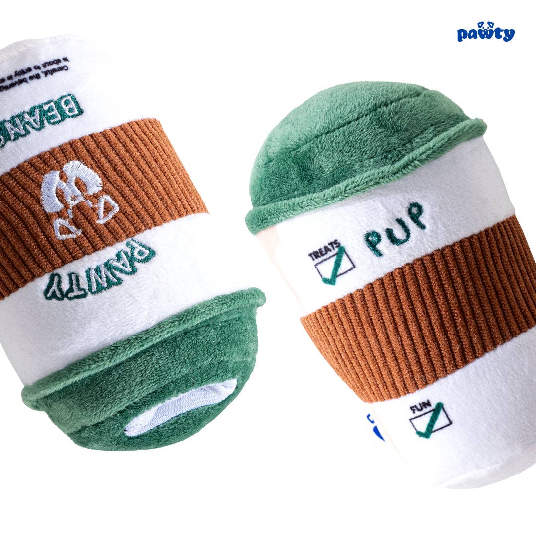 PAWTY Dog Toys - Coffee Cup
