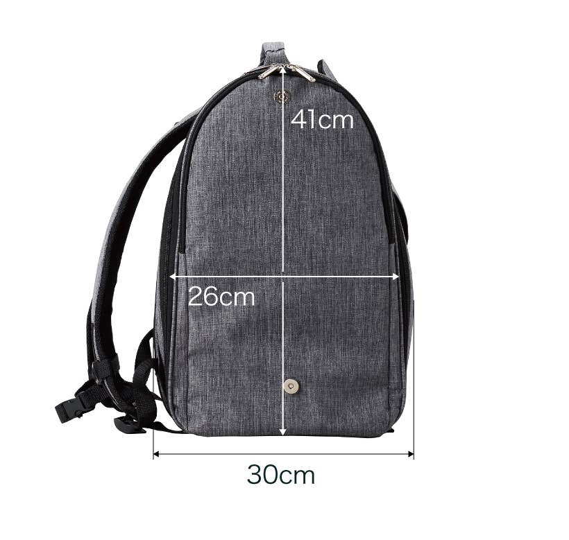 Prefer Pets Travel Gear - Adventure Backpack - Black