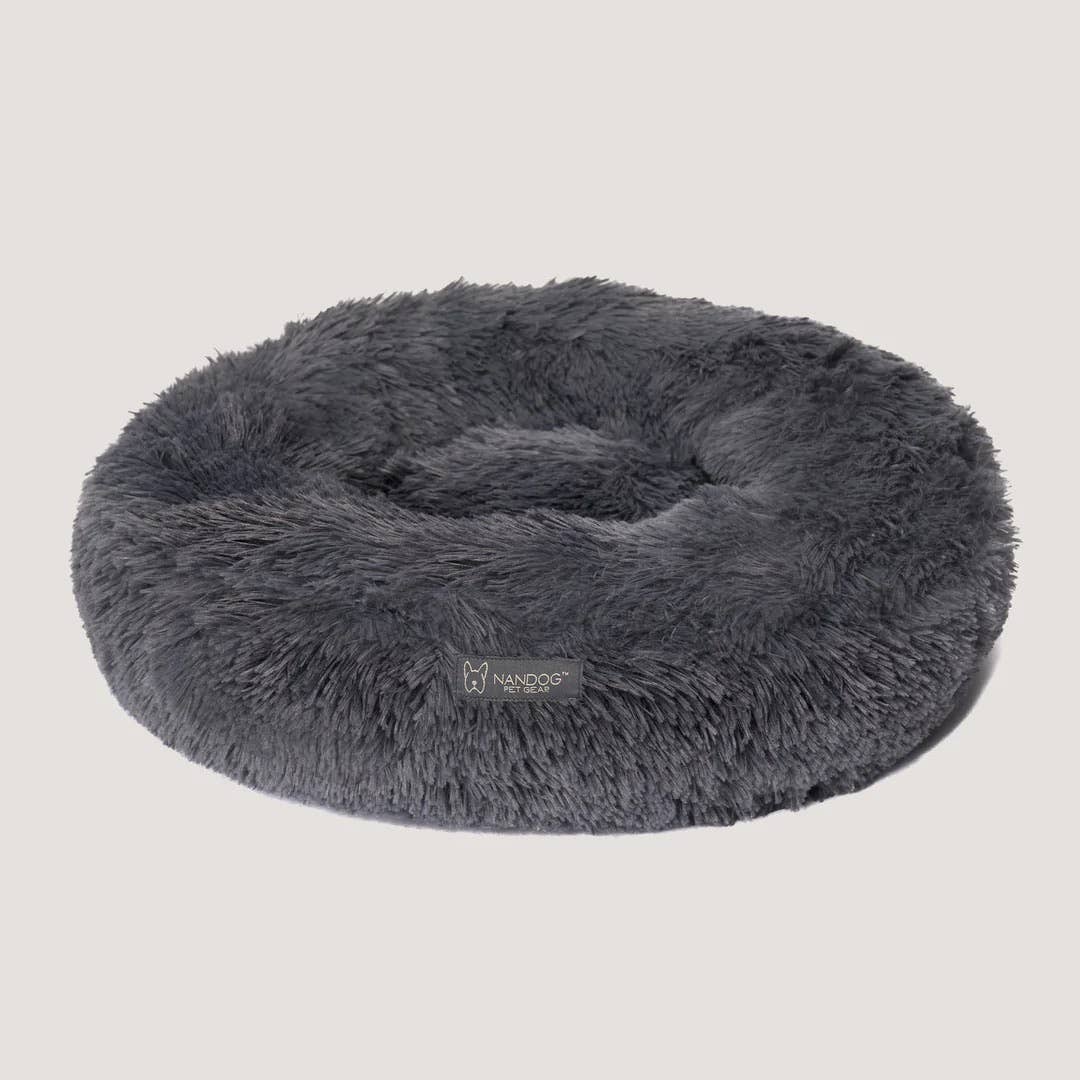 NANDOG FLORIDA - DARK GREY CALMING SHAGGY BED