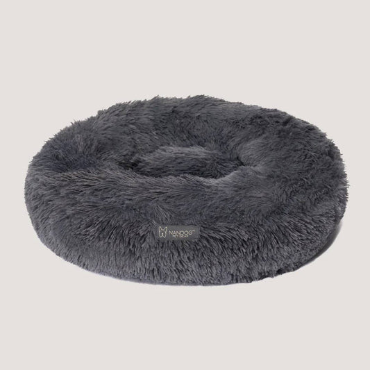NANDOG FLORIDA - DARK GREY CALMING SHAGGY BED