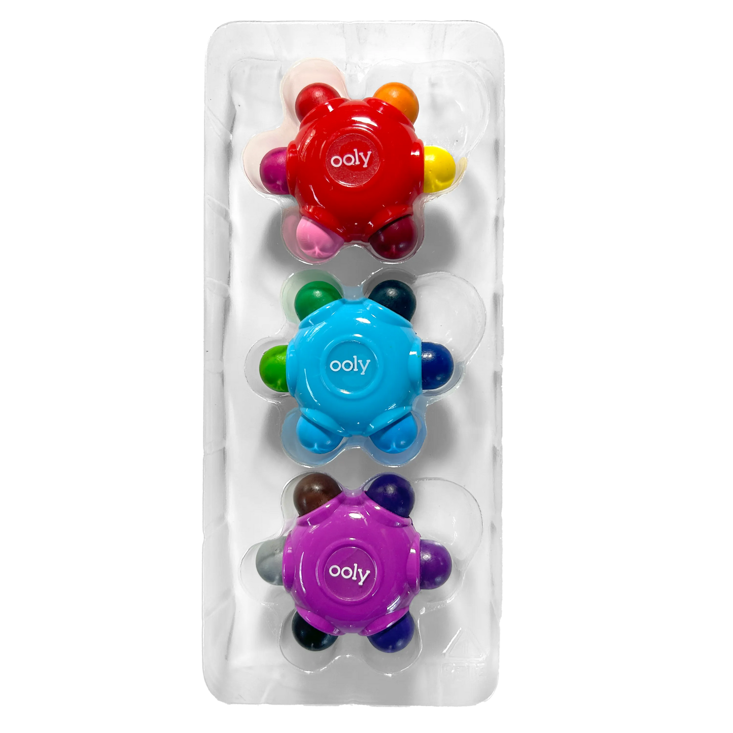 Color Burst: Grip Crayons (Set of 3 with 18 Classic Colors)