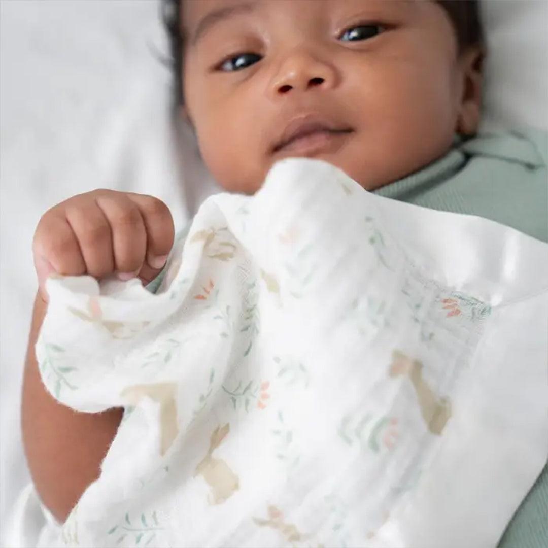 aden + anais Essentials Cotton Muslin Security Blankets - 2 Pack - Blushing Bunnies