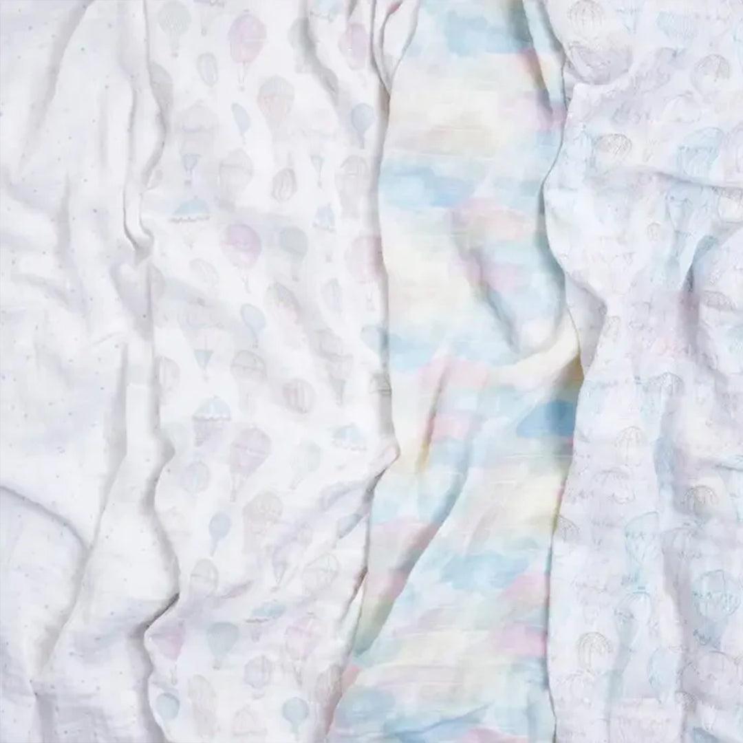 aden + anais Organic Cotton Swaddles - 4 Pack - Above The Clouds