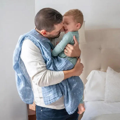 aden + anais Organic Cotton Swaddles - 4 Pack - Oceanic