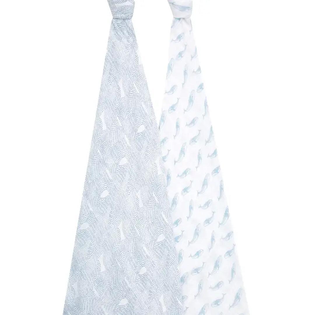 aden + anais Organic Cotton Swaddles - 2 Pack - Oceanic