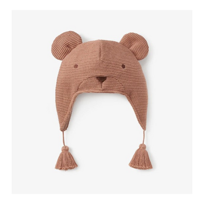 Bear Aviator Knit Baby Hat