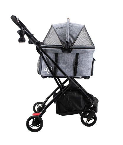 Petique, Inc - 3-in-1 Tri-Fold Pet Stroller