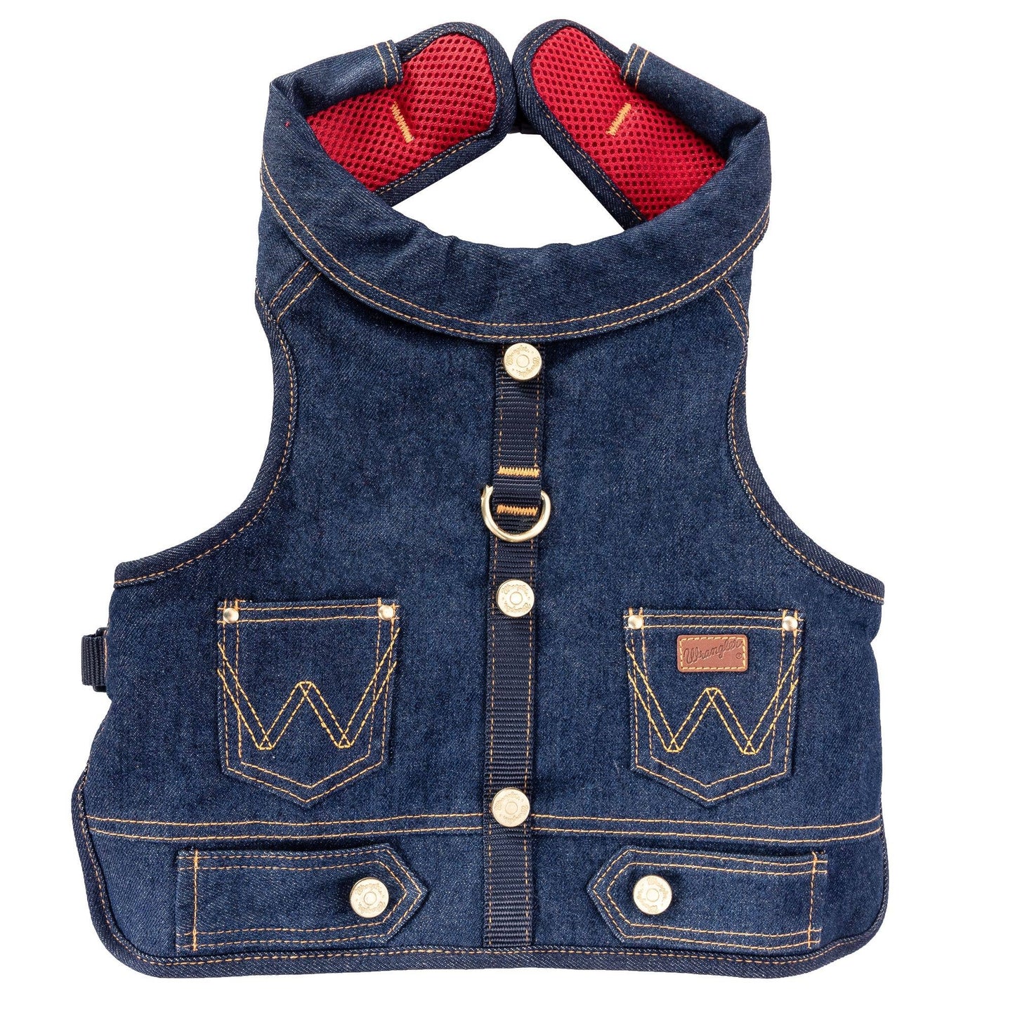 Lexington Pet & Wrangler Pet - Wrangler Denim Vest Harness Dark Wash