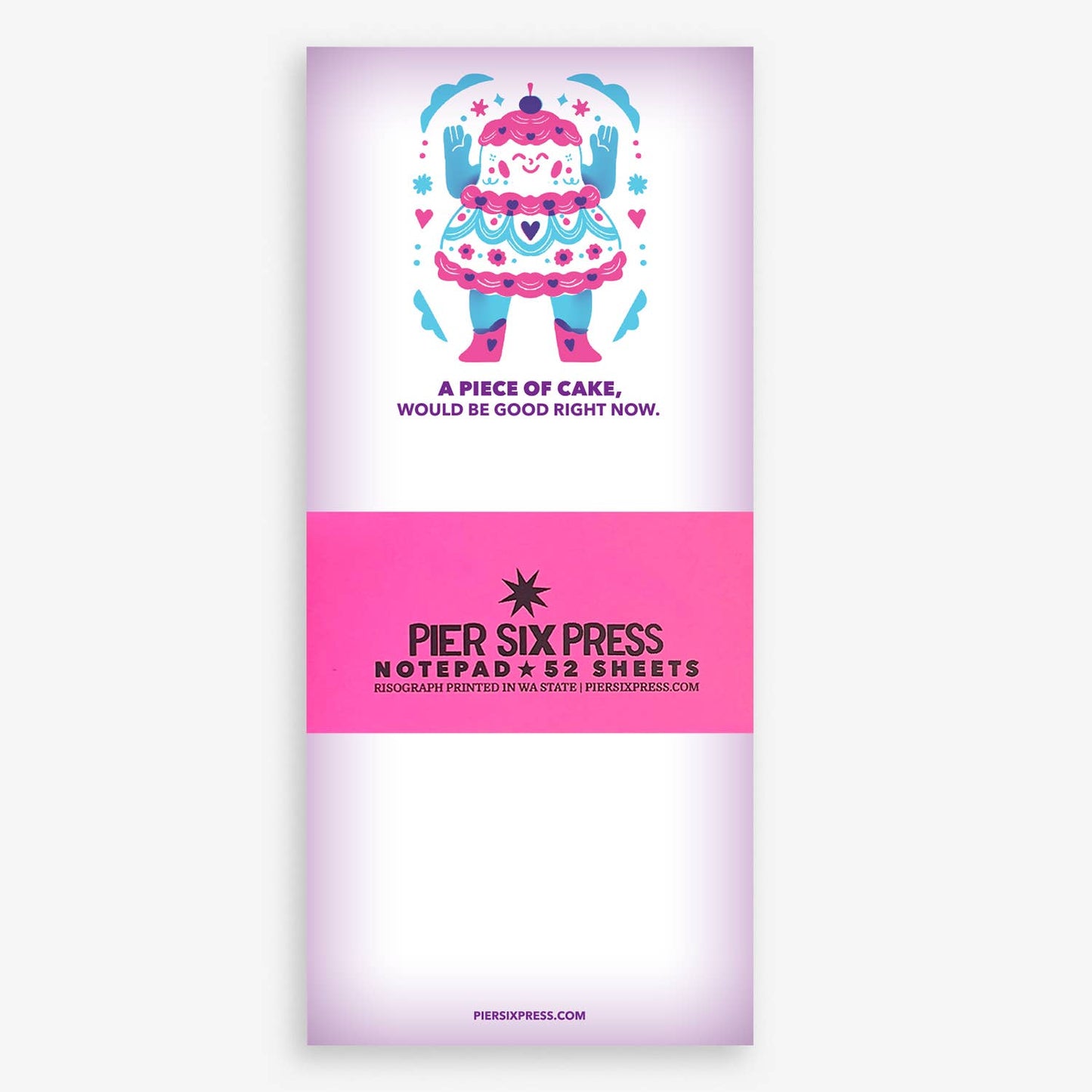 A Piece of Cake - Risograph Market Notepad