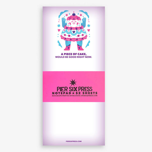 A Piece of Cake - Risograph Market Notepad