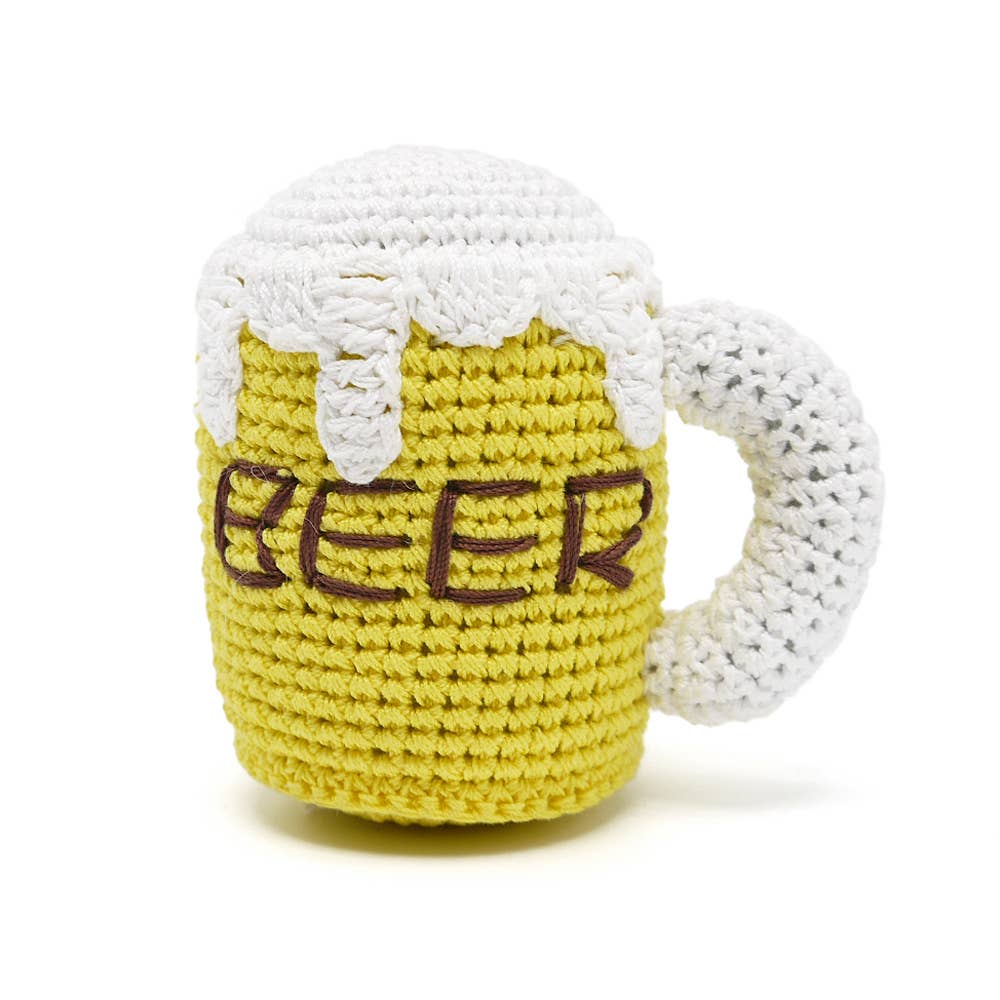 Dogo Pet Beer Crochet Toy