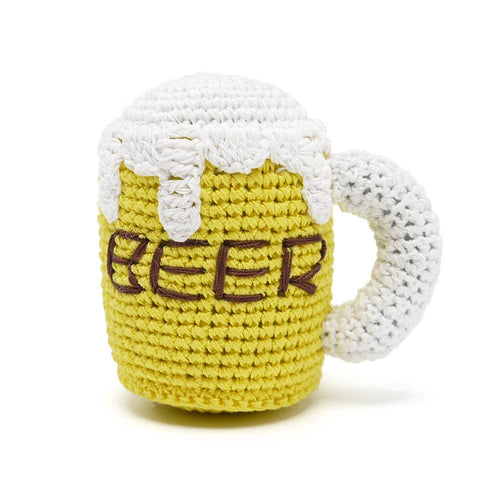 Dogo Pet Beer Crochet Toy