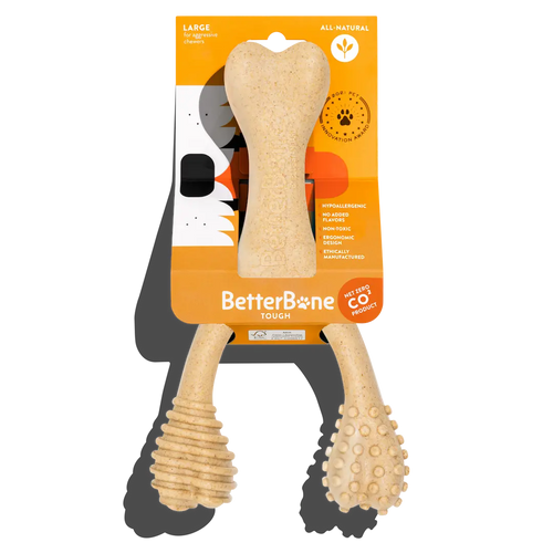 BetterBone - BetterBone TOUGH — DURABLE All-Natural Sustainable Chew Toy