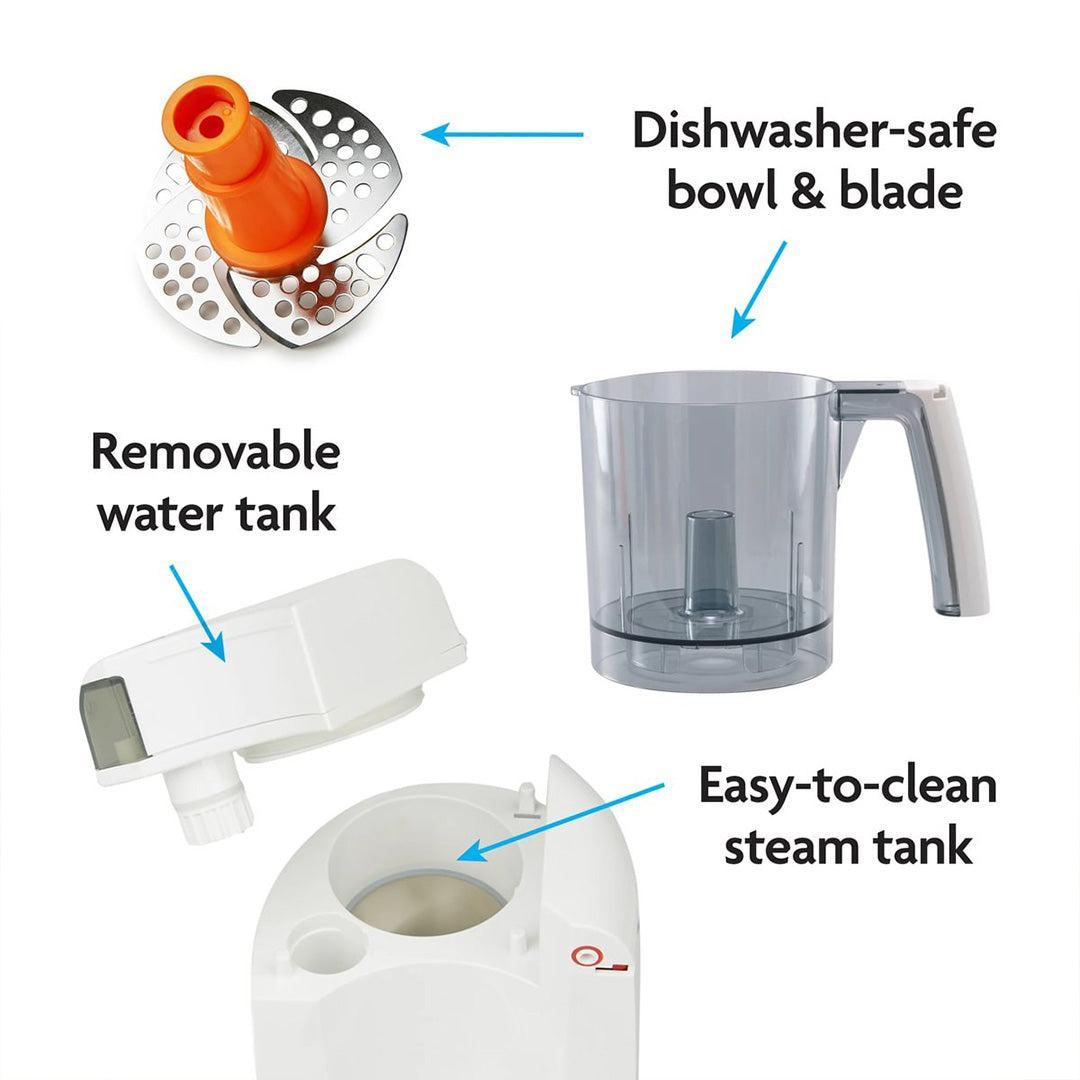 Baby Brezza Food Maker Deluxe - Black & White