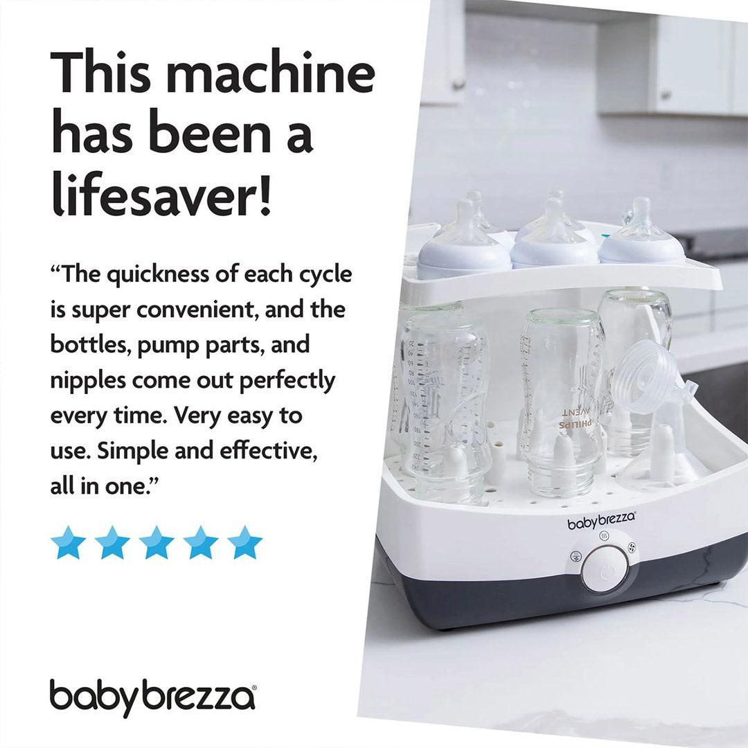 Baby Brezza Superfast Steriliser Dryer - Black & White