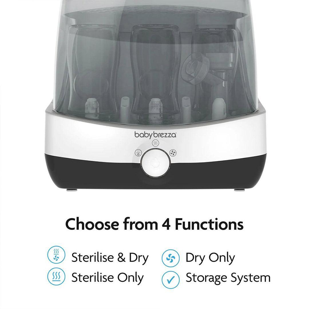 Baby Brezza Superfast Steriliser Dryer - Black & White