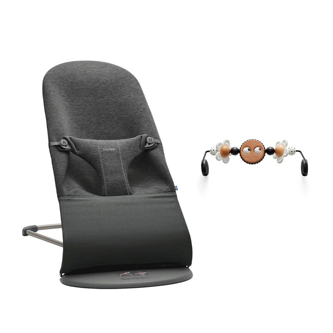 BabyBjorn Bouncer Bliss - 3D Jersey - Charcoal Grey