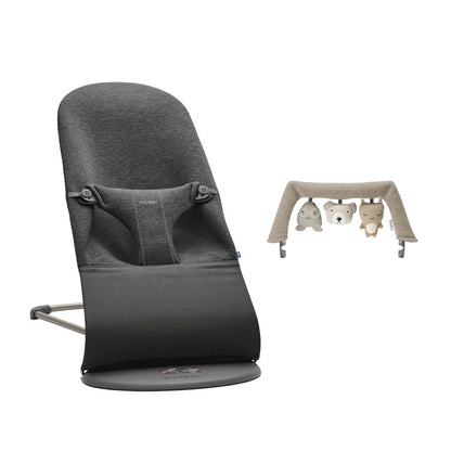 BabyBjorn Bouncer Bliss - 3D Jersey - Charcoal Grey