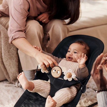 BabyBjorn Bouncer Toy - Googly Eyes - Black + White