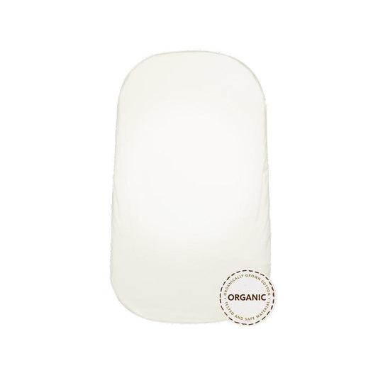 BabyBjörn Fitted Sheet for Cradle - White