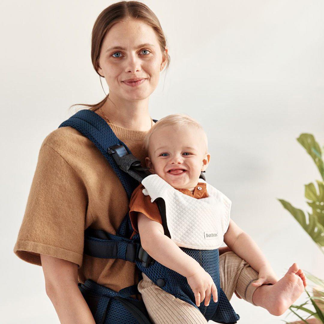 BabyBjorn Harmony Baby Carrier Bib - White