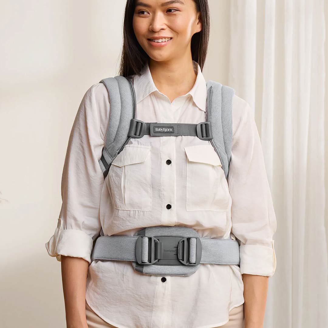 BabyBjörn Harmony Woven Mélange - Light Grey